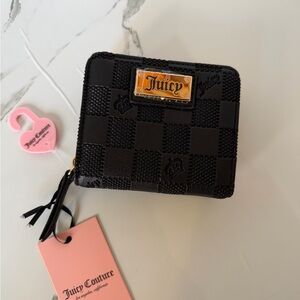 Juicy Couture Black Textured Wallet
